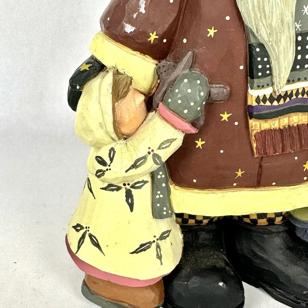 Williraye Studio Let's Skate Santa with Child and Skates WW2419 2002 Coyne's